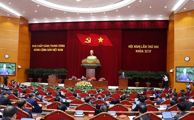 Thông cáo báo chí ngày làm việc thứ nhất Hội nghị Trung ương 2 khoá XIV